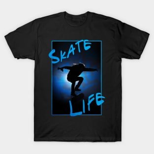 Skate Life - Boy in a skate board T-Shirt